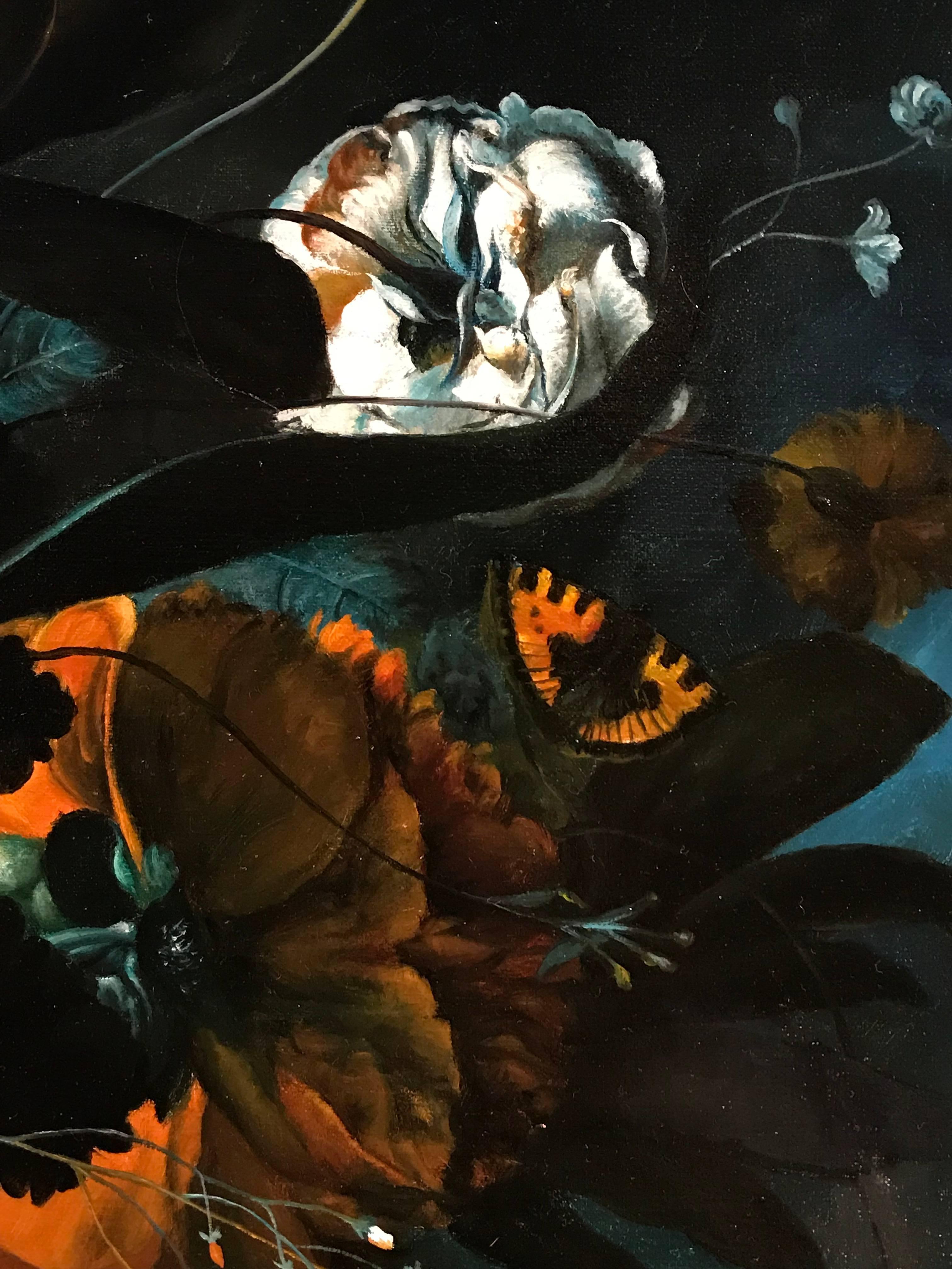 Large Classical Floral Still Life Oil Painting 4