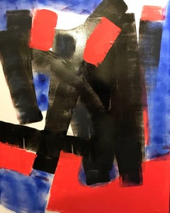 Large British Abstract Painting 