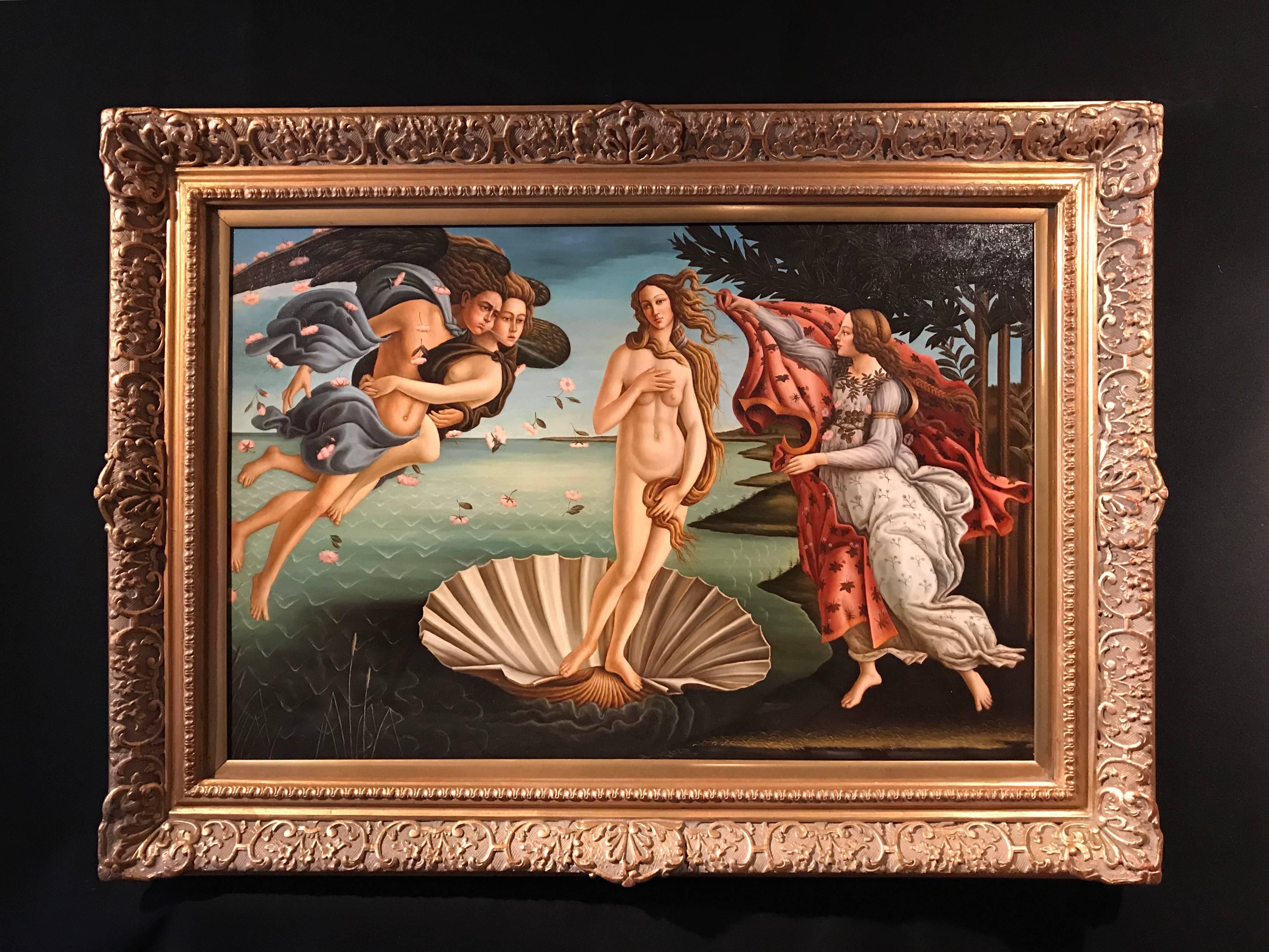 The Birth of Venus - Painting by (After) Sandro Botticelli