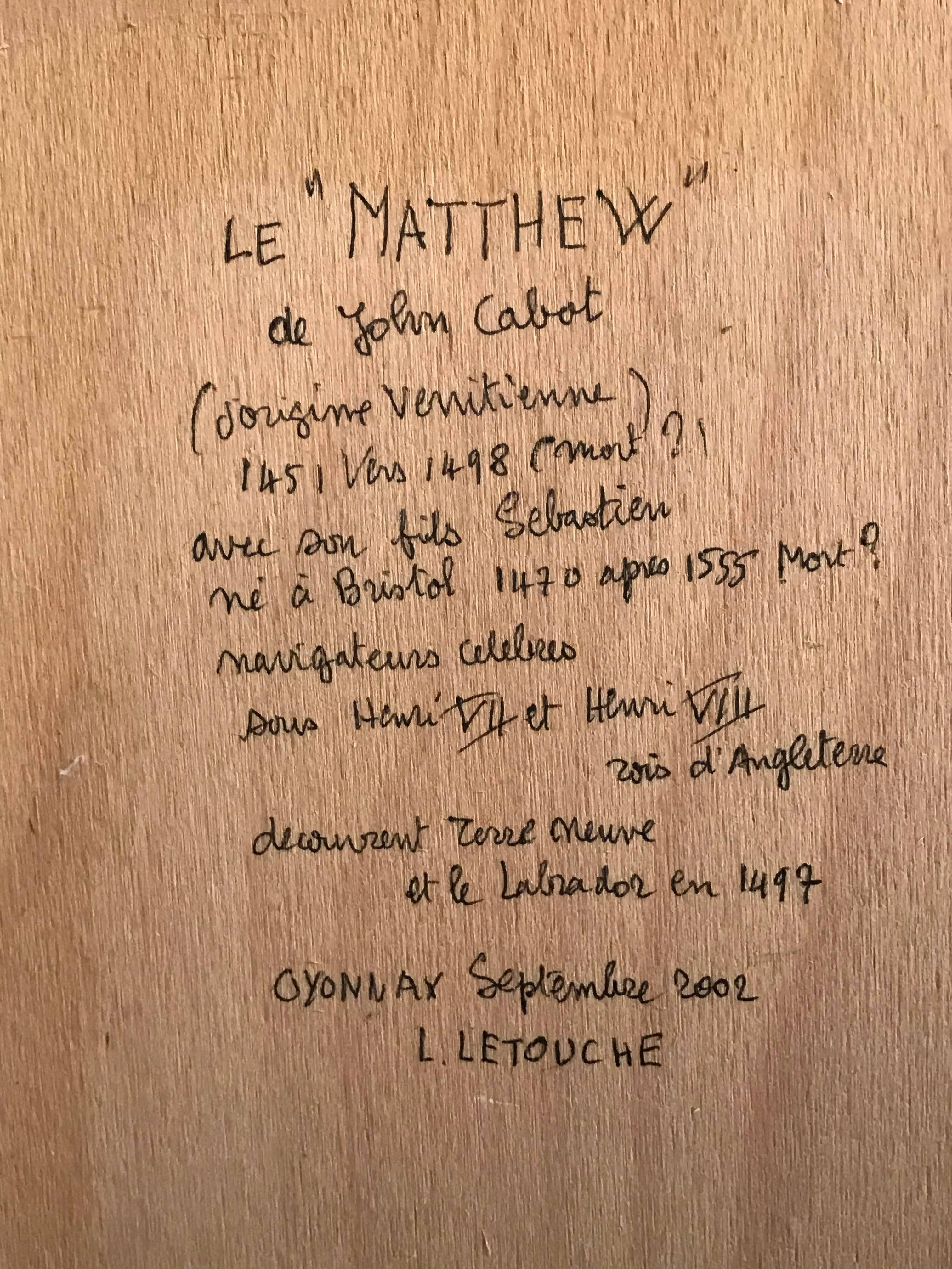 john cabot ship matthew