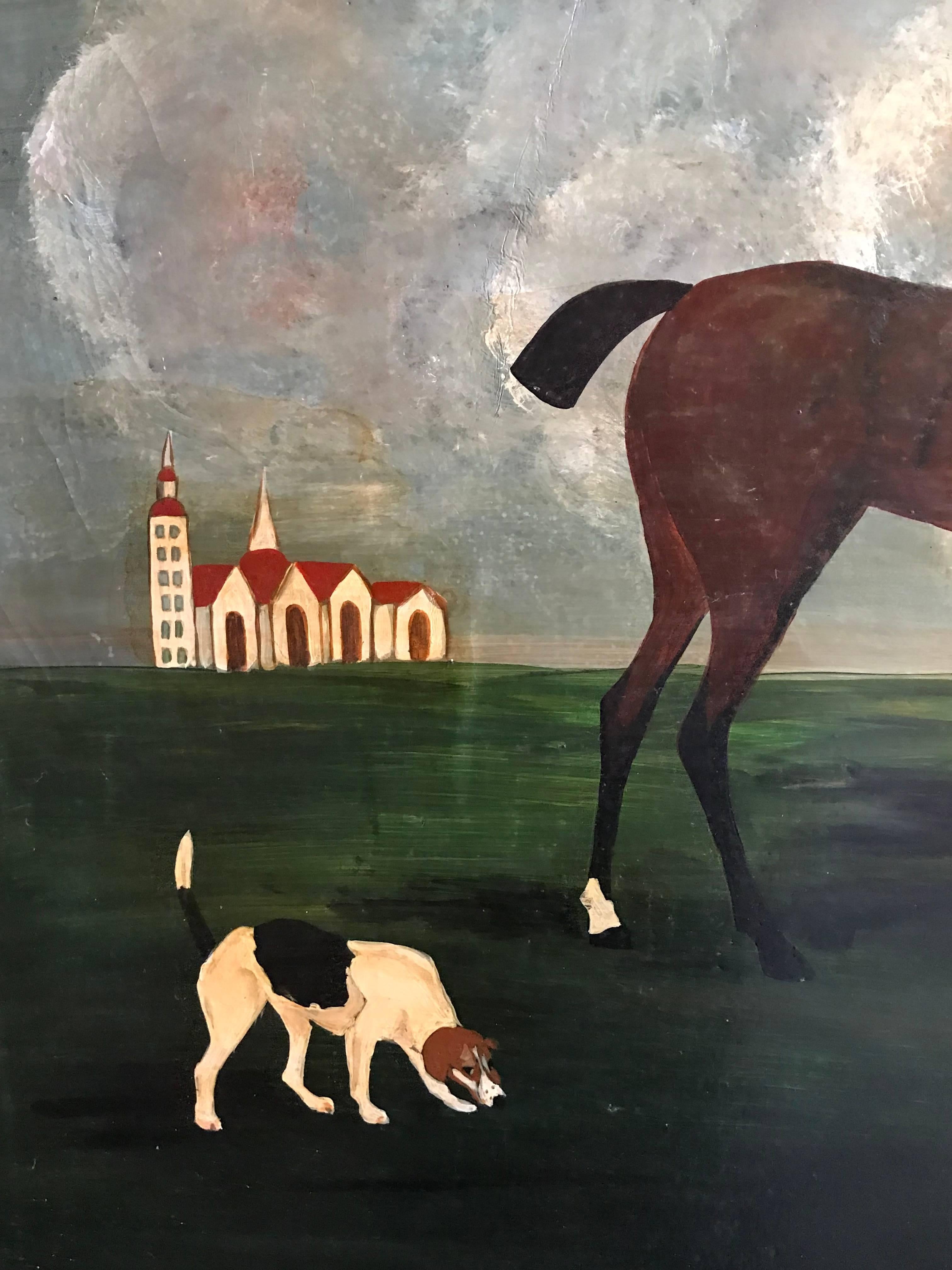stubbs painting eclipse with a groom