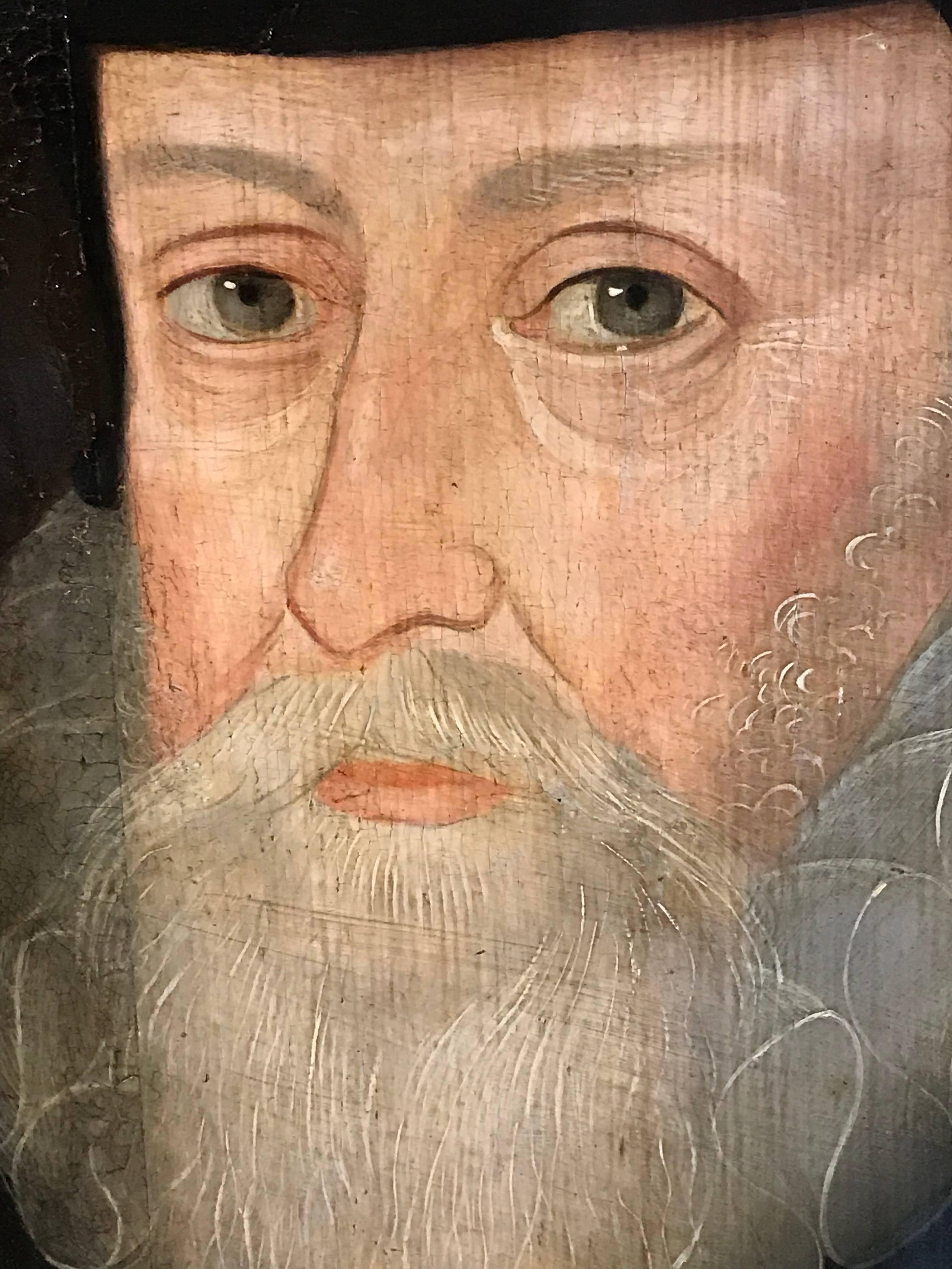 16th Century Portrait of William Cecil, Lord Burghley, original period painting 3