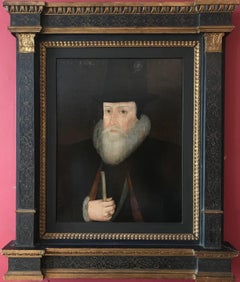 16th Century Portrait of William Cecil, Lord Burghley, original period painting