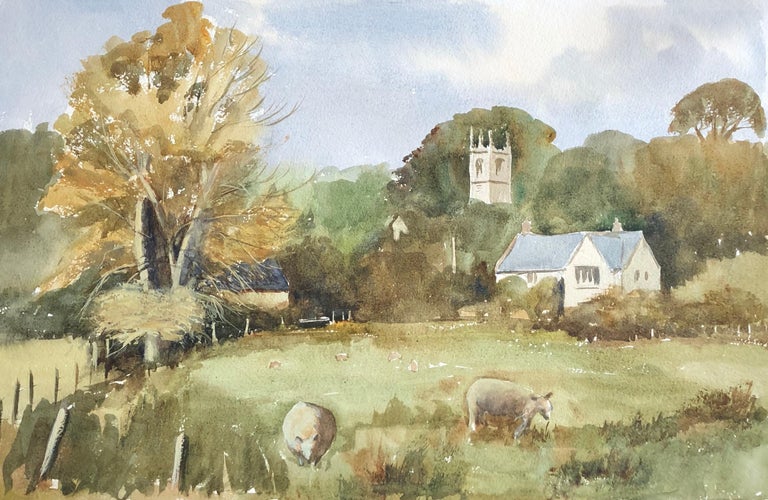 Ronald Birch Fisherton, original British watercolour painting
