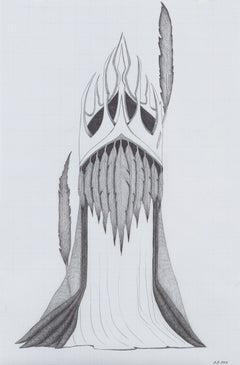 Headdress for the Unborn (drawing)