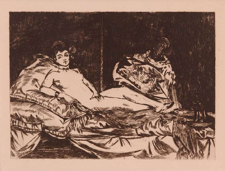 Olympia - Print by Edouard Manet