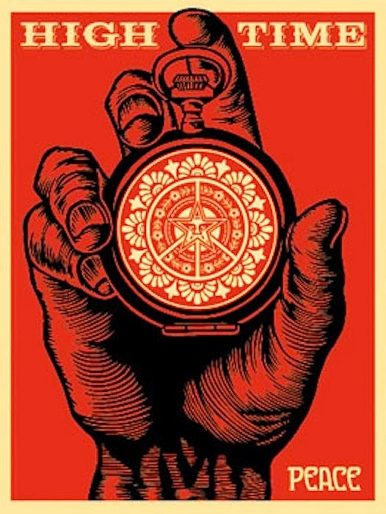 High Time For Peace - Print by Shepard Fairey