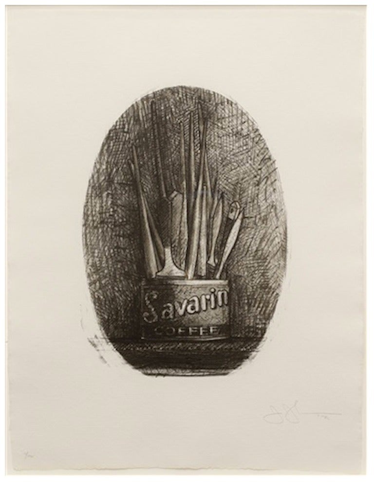 Savarin 4 (Oval) - Print by Jasper Johns