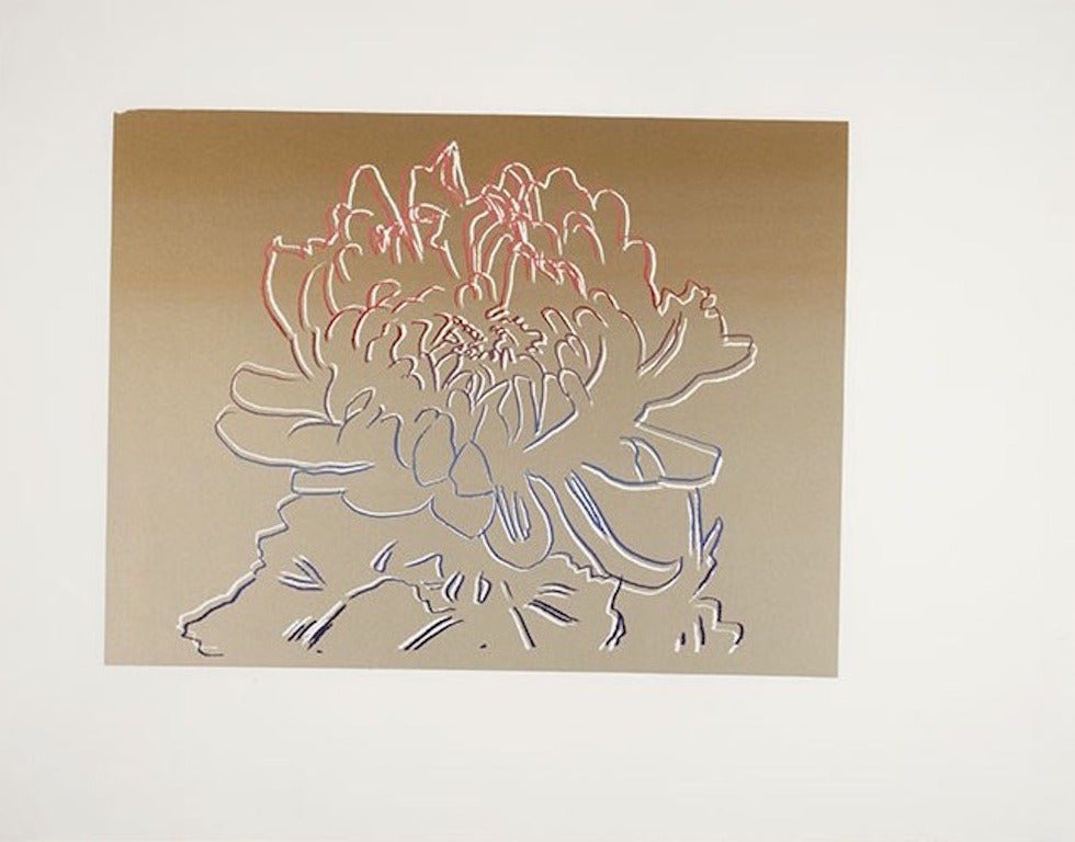 Kiki Flowers FS II.307 - Print by Andy Warhol