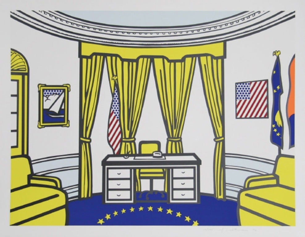 Oval Office - Print by Roy Lichtenstein