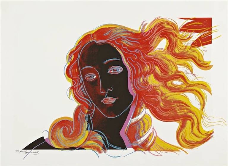 Birth of Venus FS. II 318 - Print by Andy Warhol