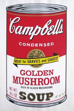 Golden Mushroom, from Campbell's Soup II