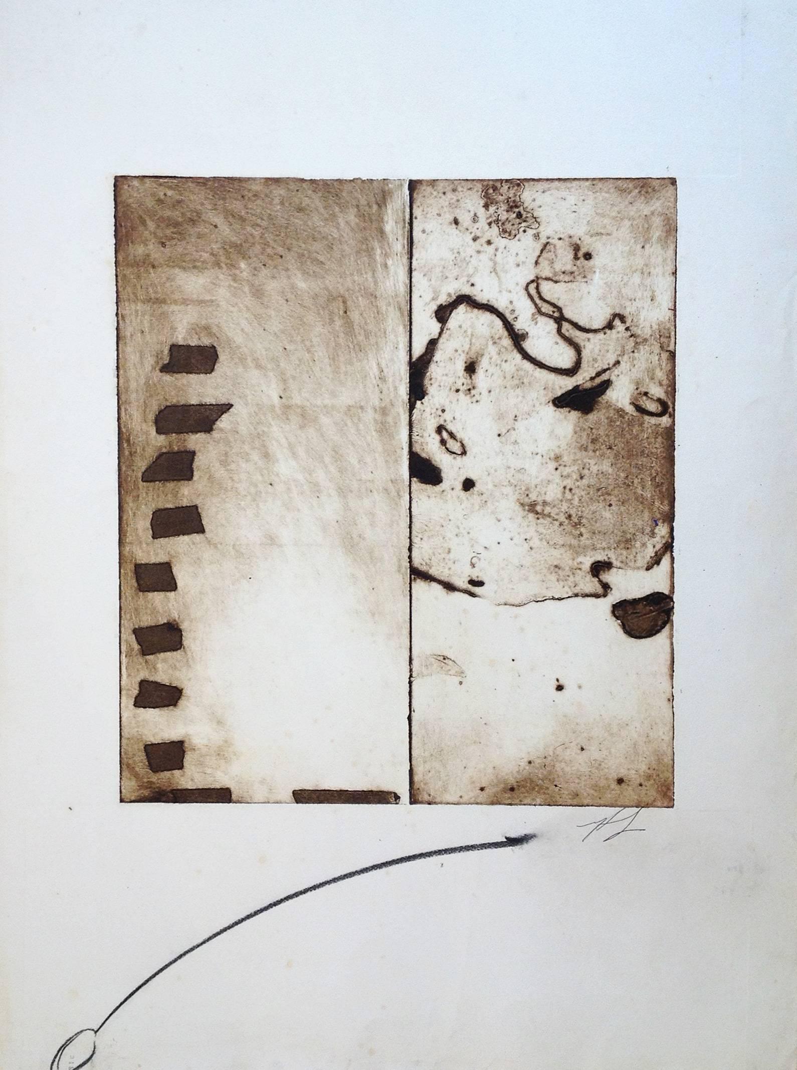 T.L. Lange Abstract Print - untitled