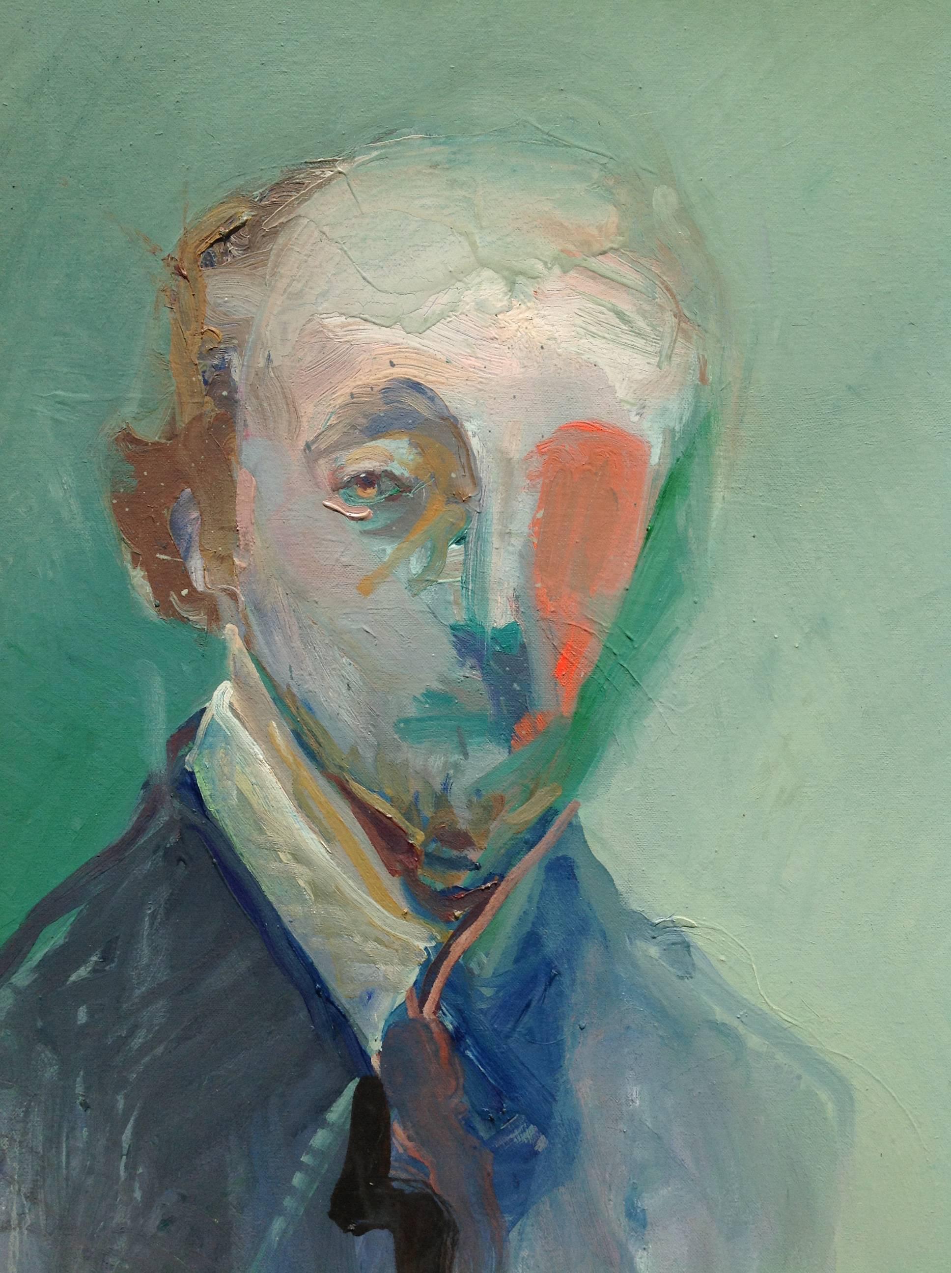 Confused Man - Painting by Joby Baker