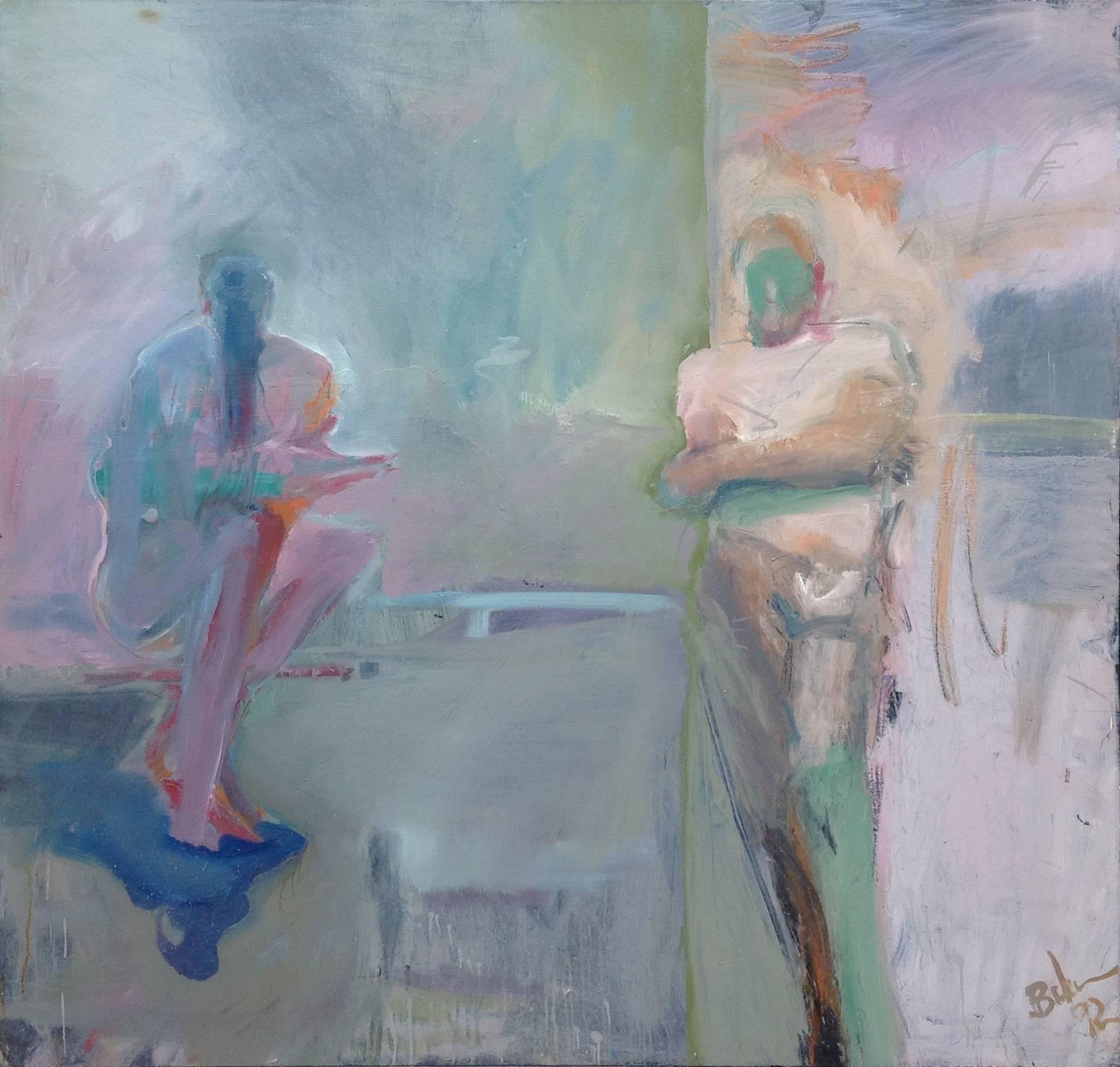 Joby Baker Figurative Painting - Now and Then: For Mandelker