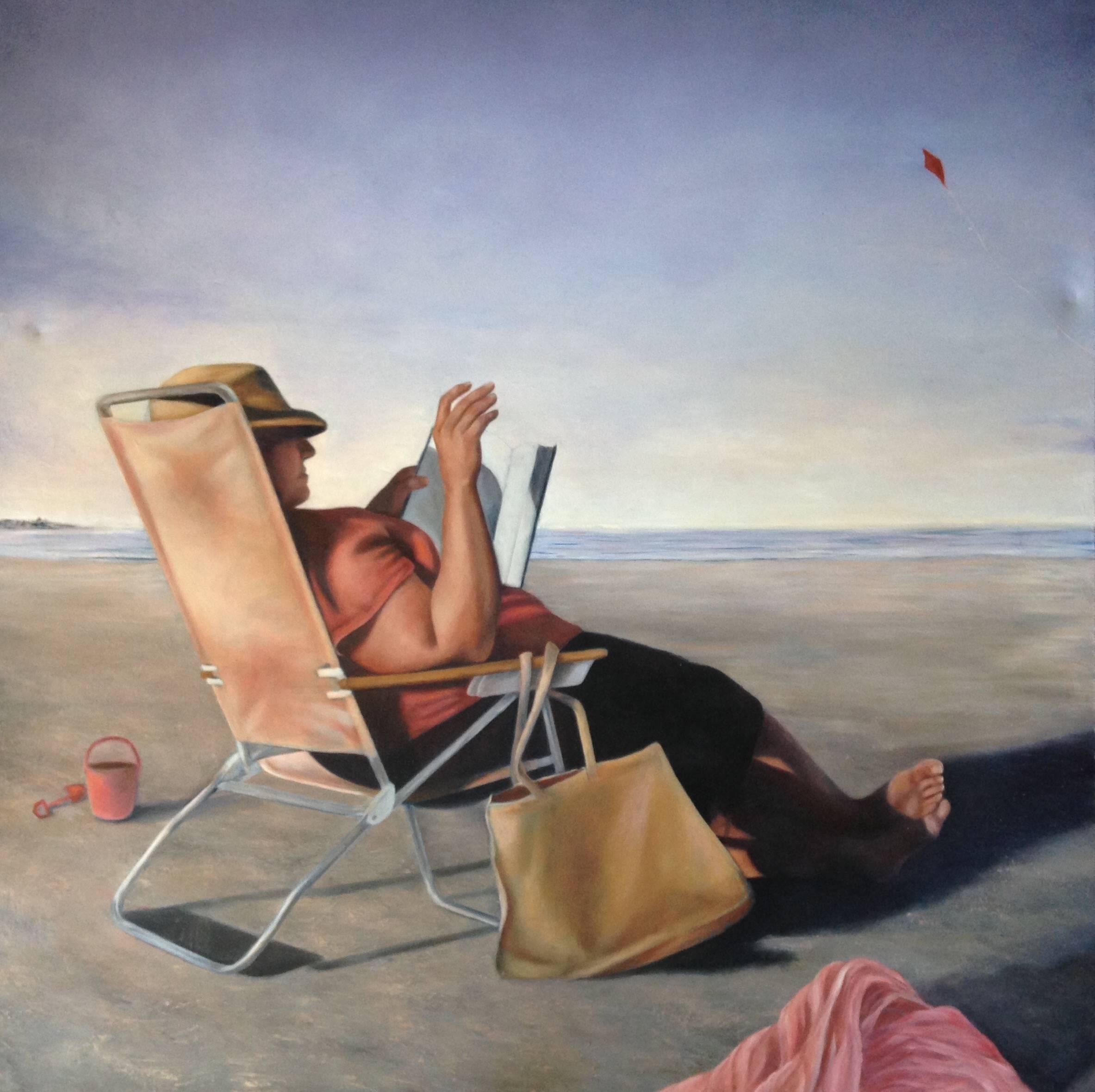 Kris Galli Figurative Painting - The Day Off