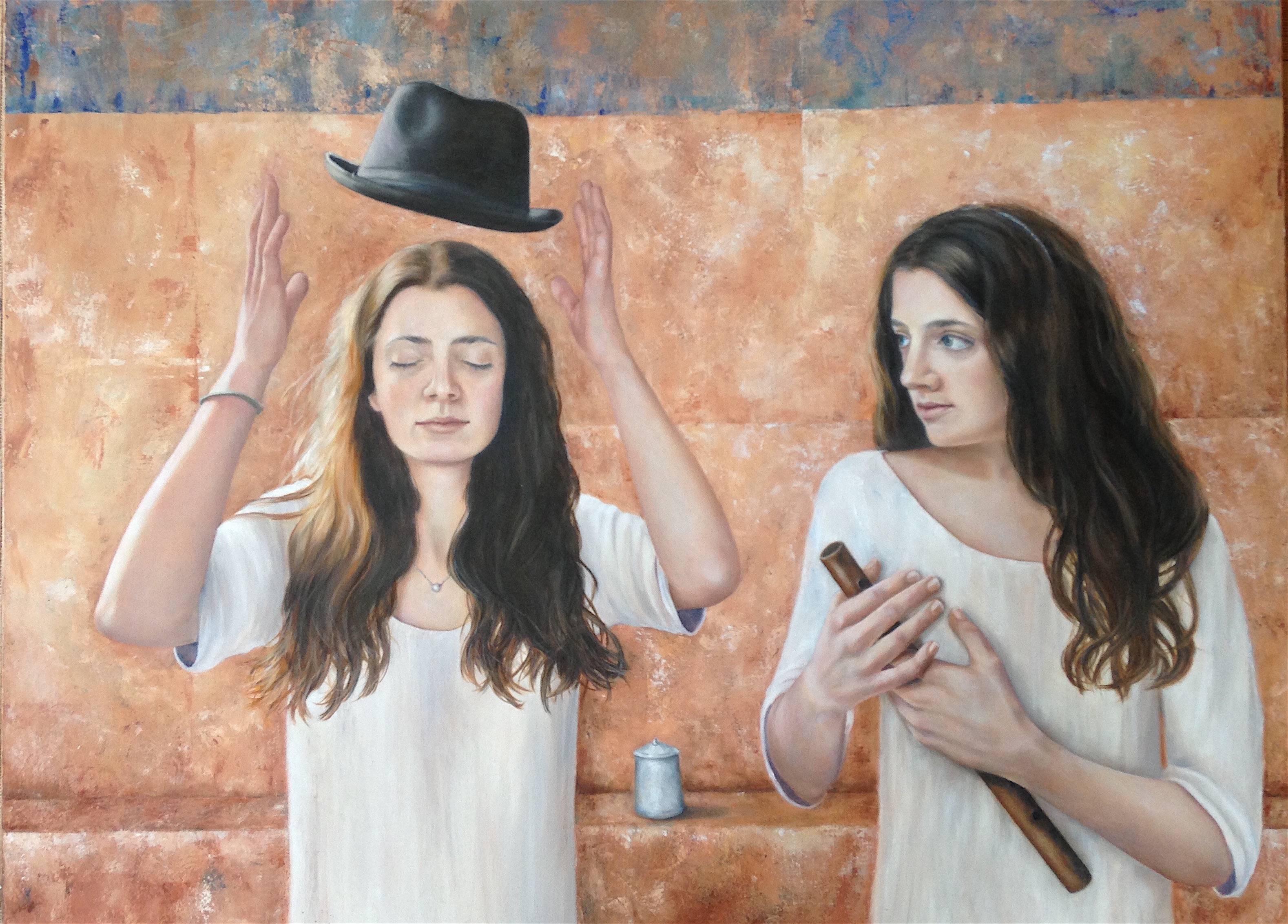Kris Galli Figurative Painting - These Days of Grace