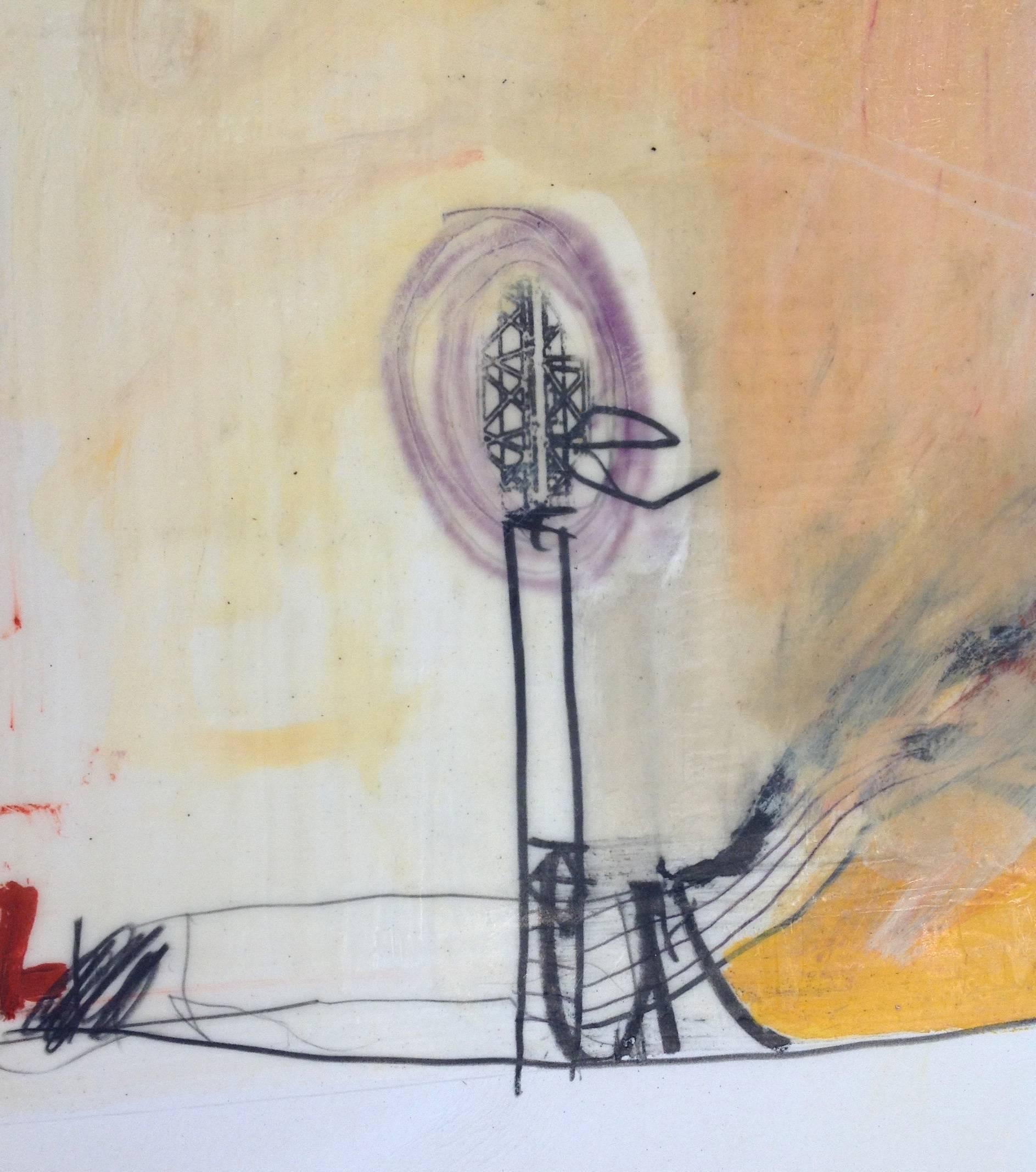 untitled - Painting by T.L. Lange