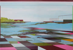 Scoprire una nuova strada - Pittura originale di paesaggio astratto - Fine Art Modern
