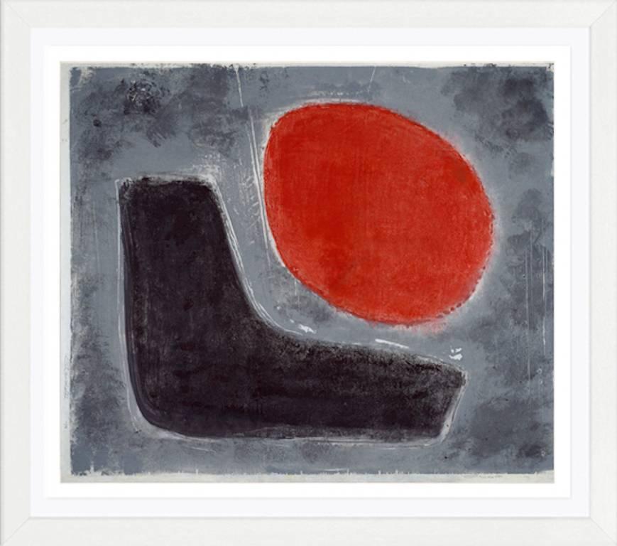 The Sam Glankoff SGW Collection Editions Abstract Print - Sam Glankoff (After), SGW-PP 1029, Framed Museum Quality Abstract Modern Print