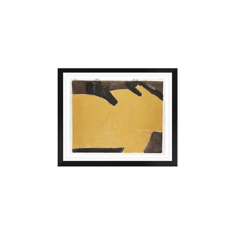 Sam Glankoff (After), SGW-PP 1032, Framed Museum Quality Abstract Modern Print - Orange Abstract Print by The Sam Glankoff SGW Collection Editions