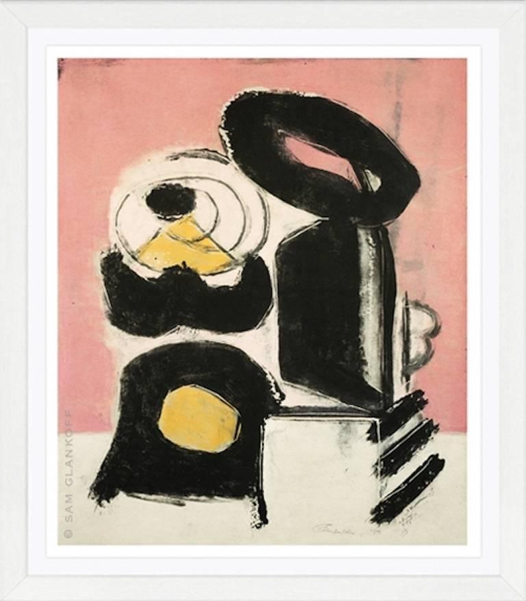 The Sam Glankoff SGW Collection Editions Abstract Print - Sam Glankoff (After) SGW-PP 1066, Framed Museum Quality Abstract Modern Print