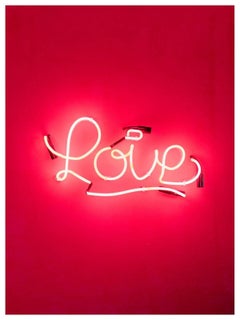 Candy Love - Original Graffiti Painting - Contemporary - Neon on Wood