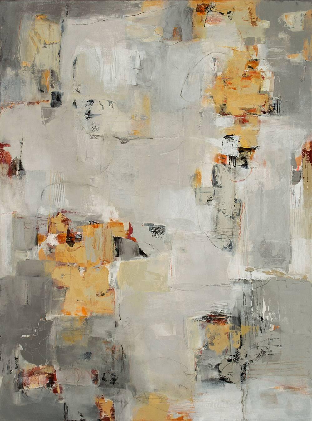 Martha Rea Baker Abstract Painting - Excavation IV