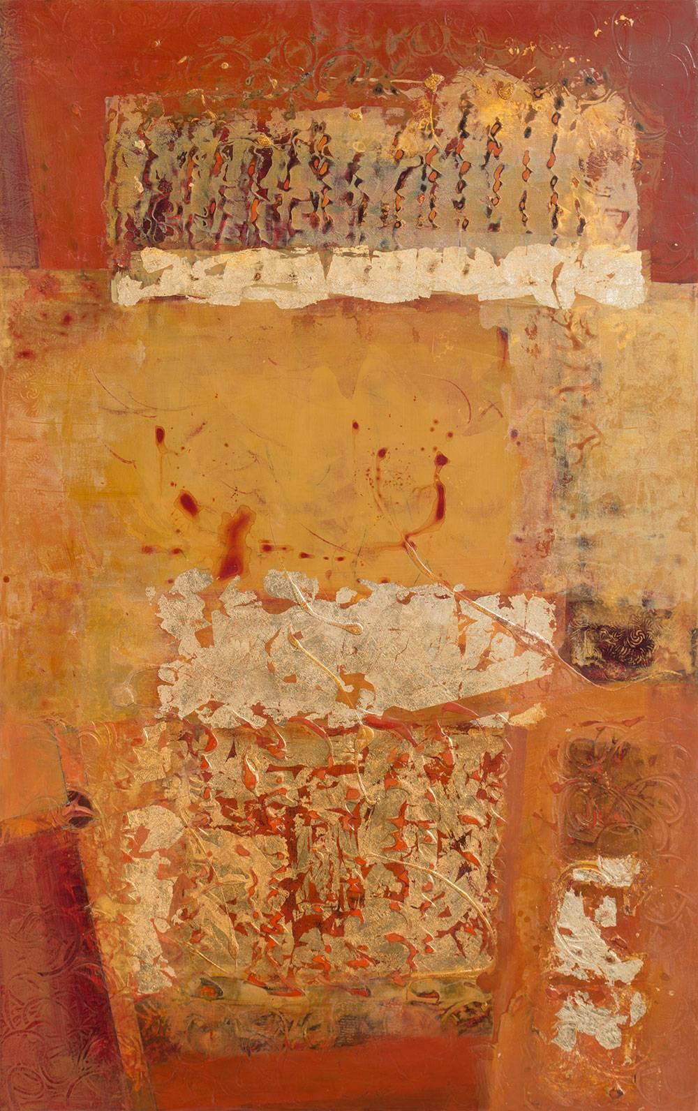 Jinni Thomas Abstract Painting - Antiquities VII