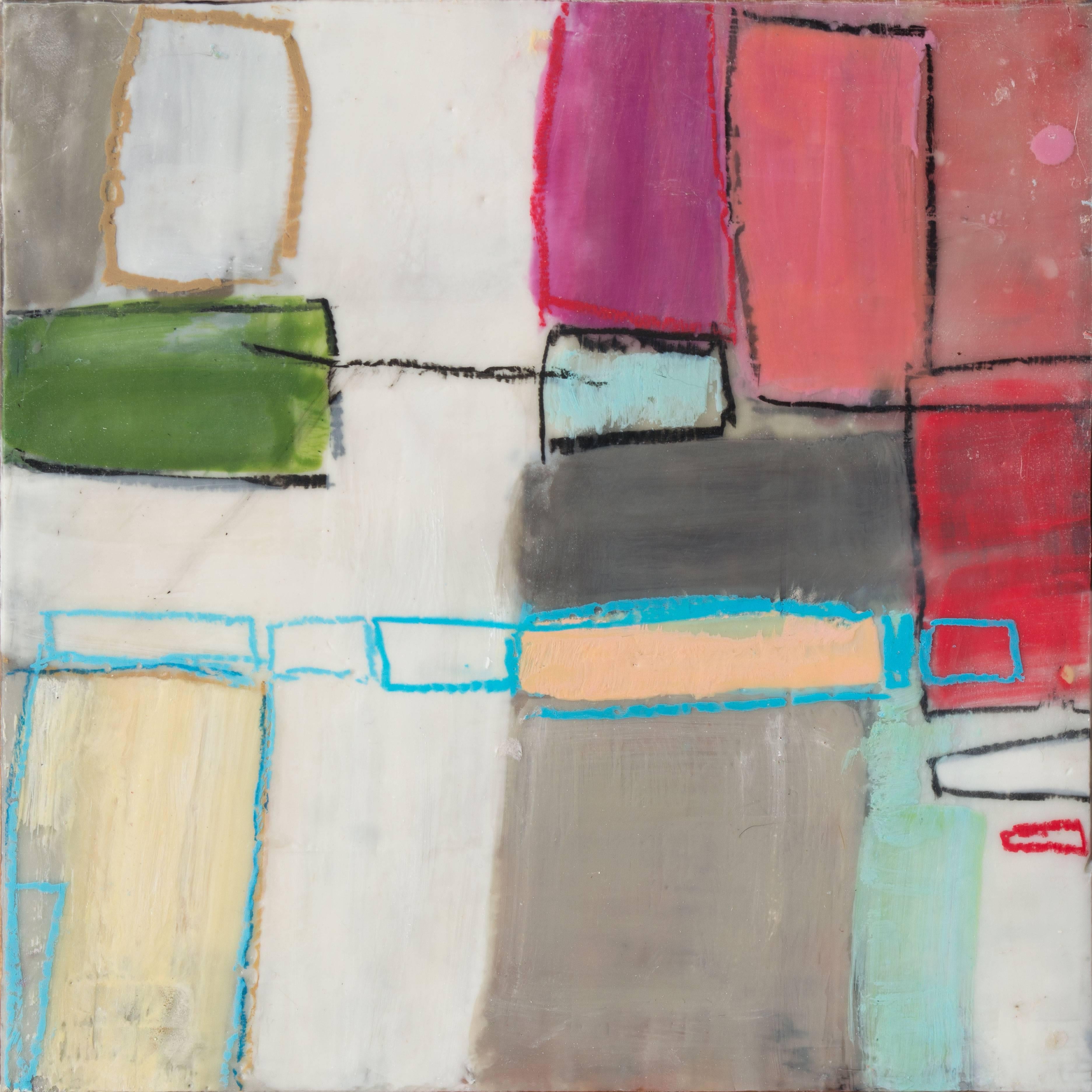 Mary Long Abstract Painting – Rückwände 5