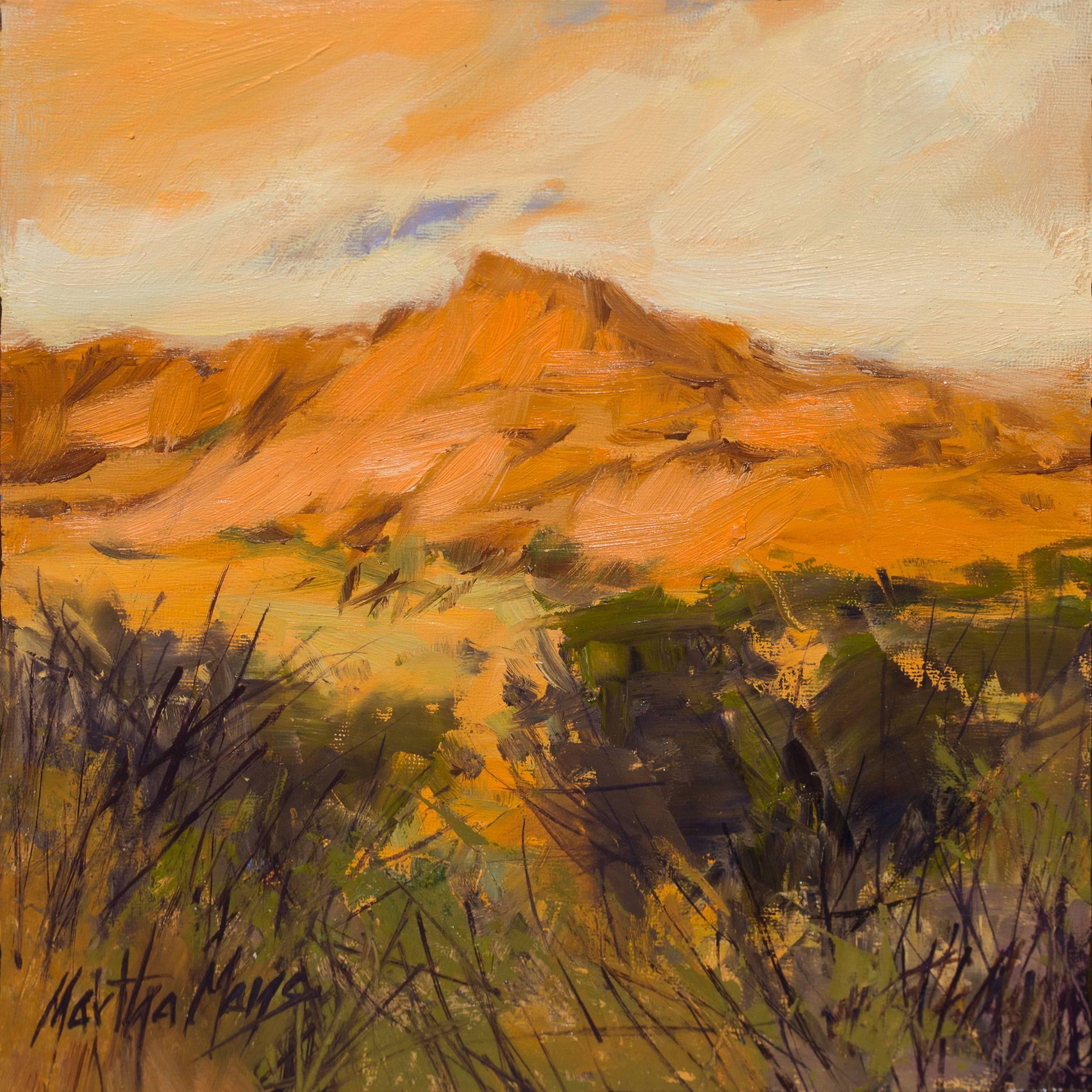 Martha Mans Landscape Painting - Ghost Ranch Mesa
