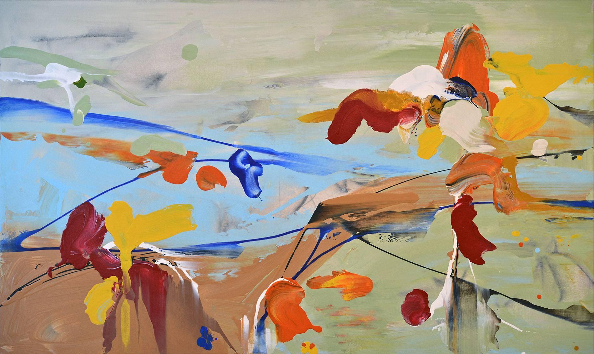 Daniel Phill Abstract Painting - Aerostat