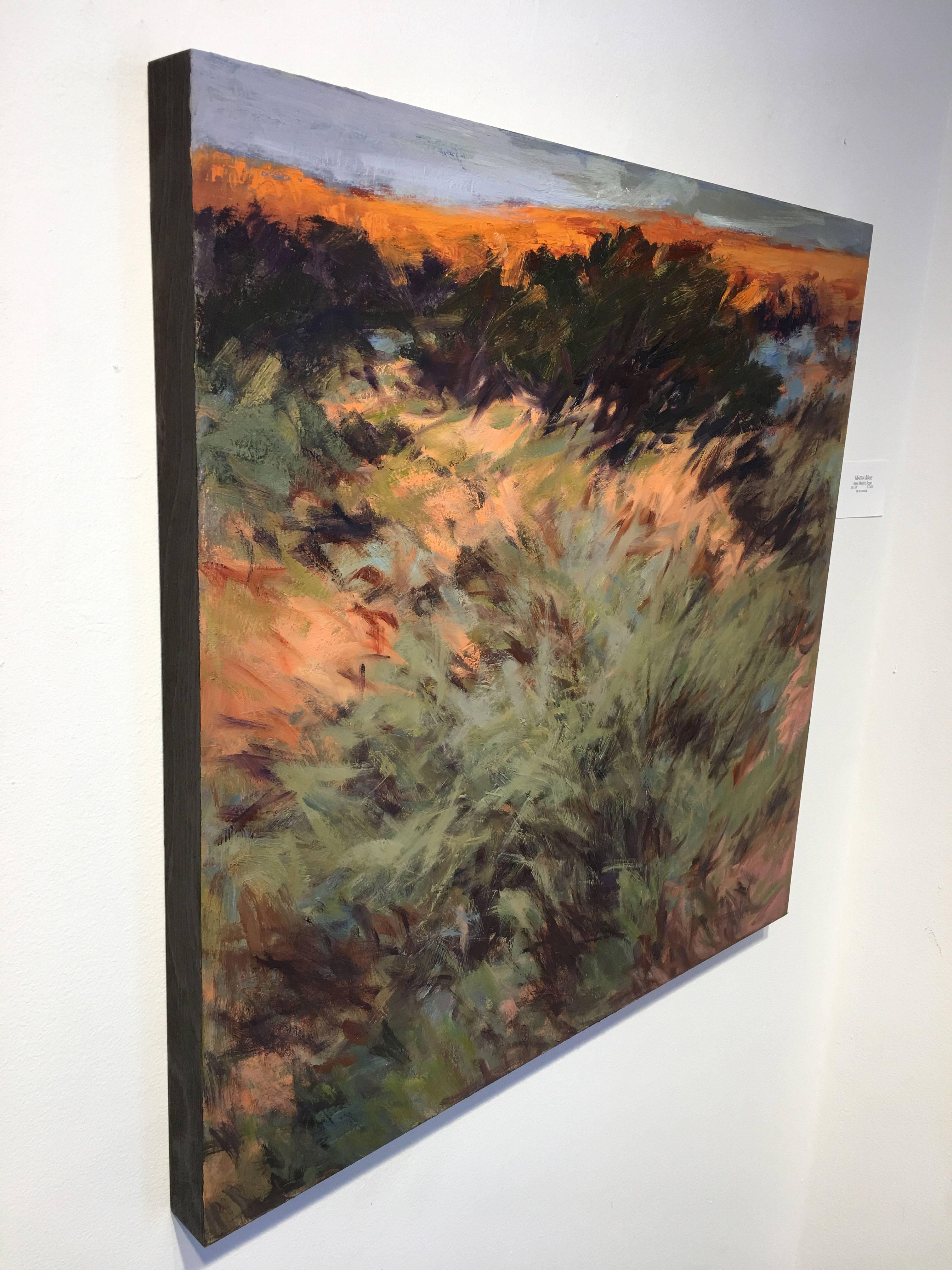 New Mexico Sage - Painting by Martha Mans