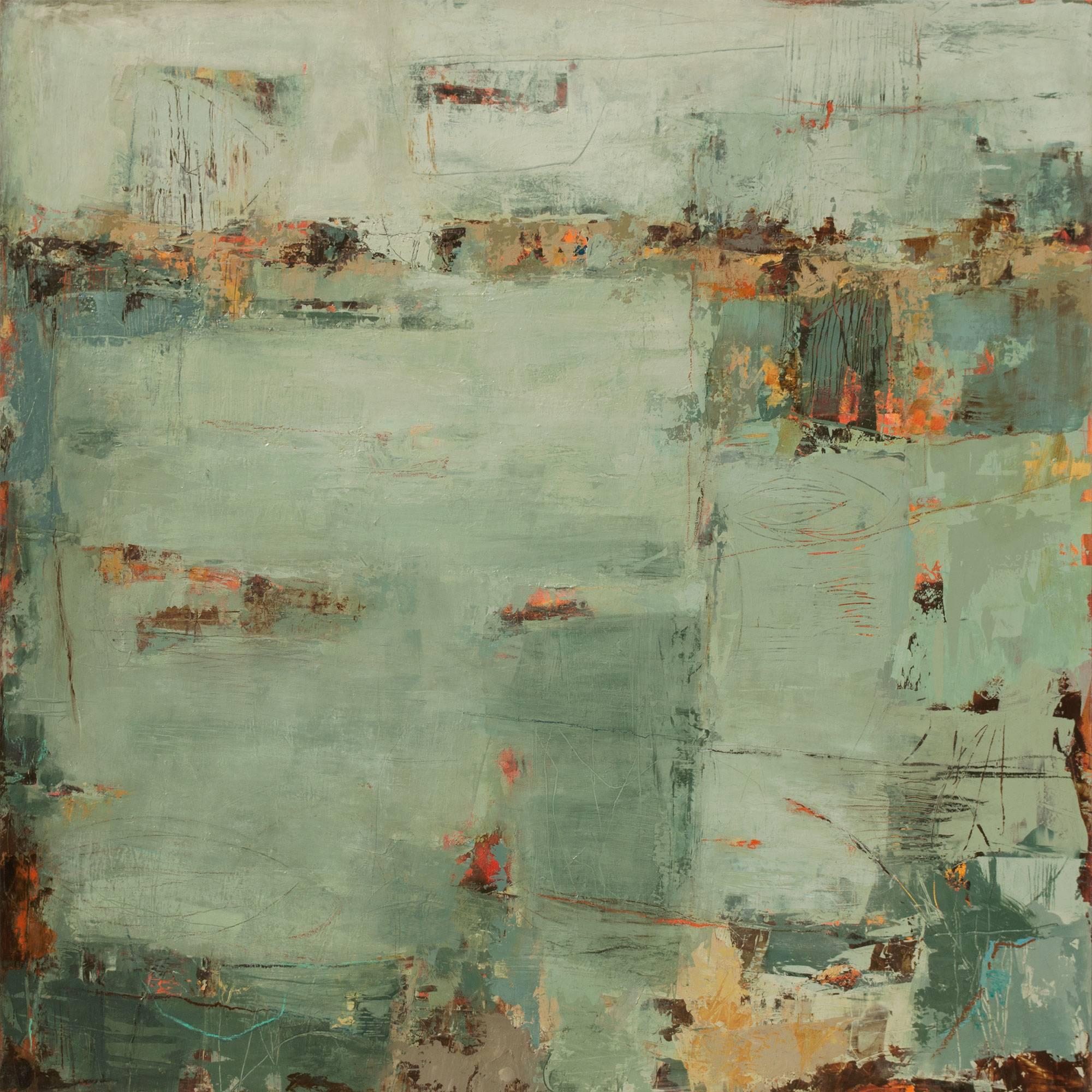 Martha Rea Baker Abstract Painting - Chronos IX