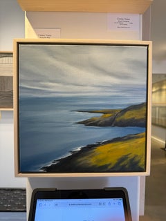Along the Way, Contemporary Landscape Painting, Oil on Canvas, Framed