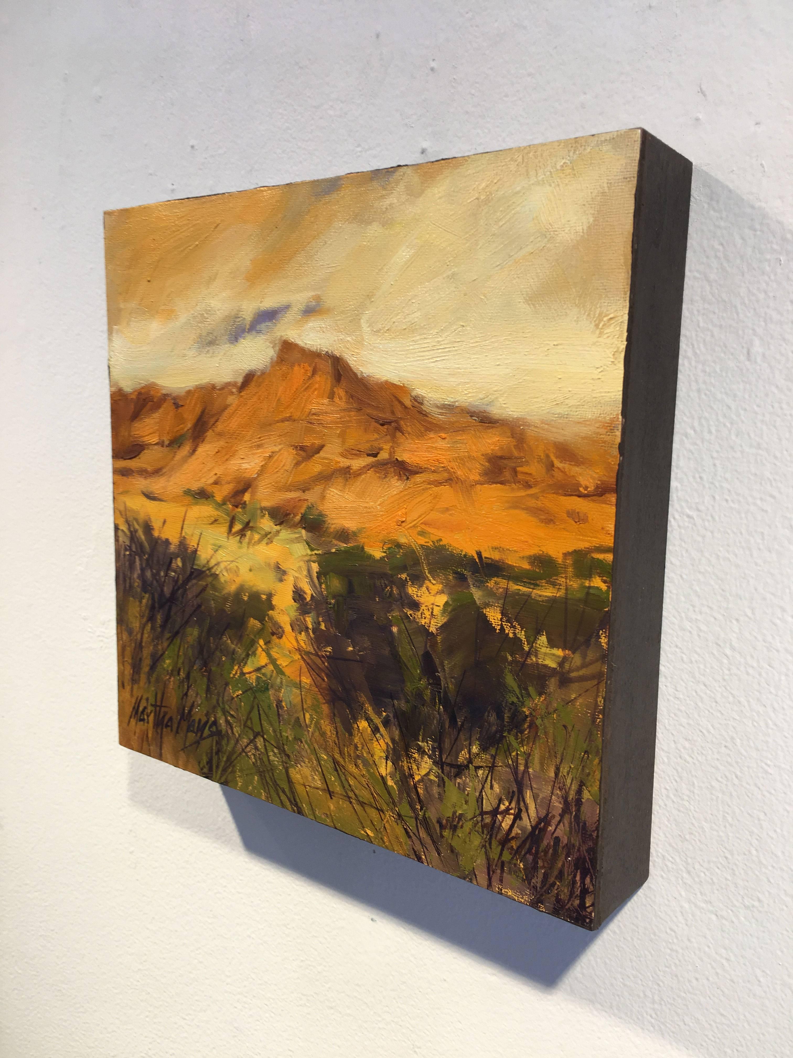 Ghost Ranch Mesa - Land Painting by Martha Mans