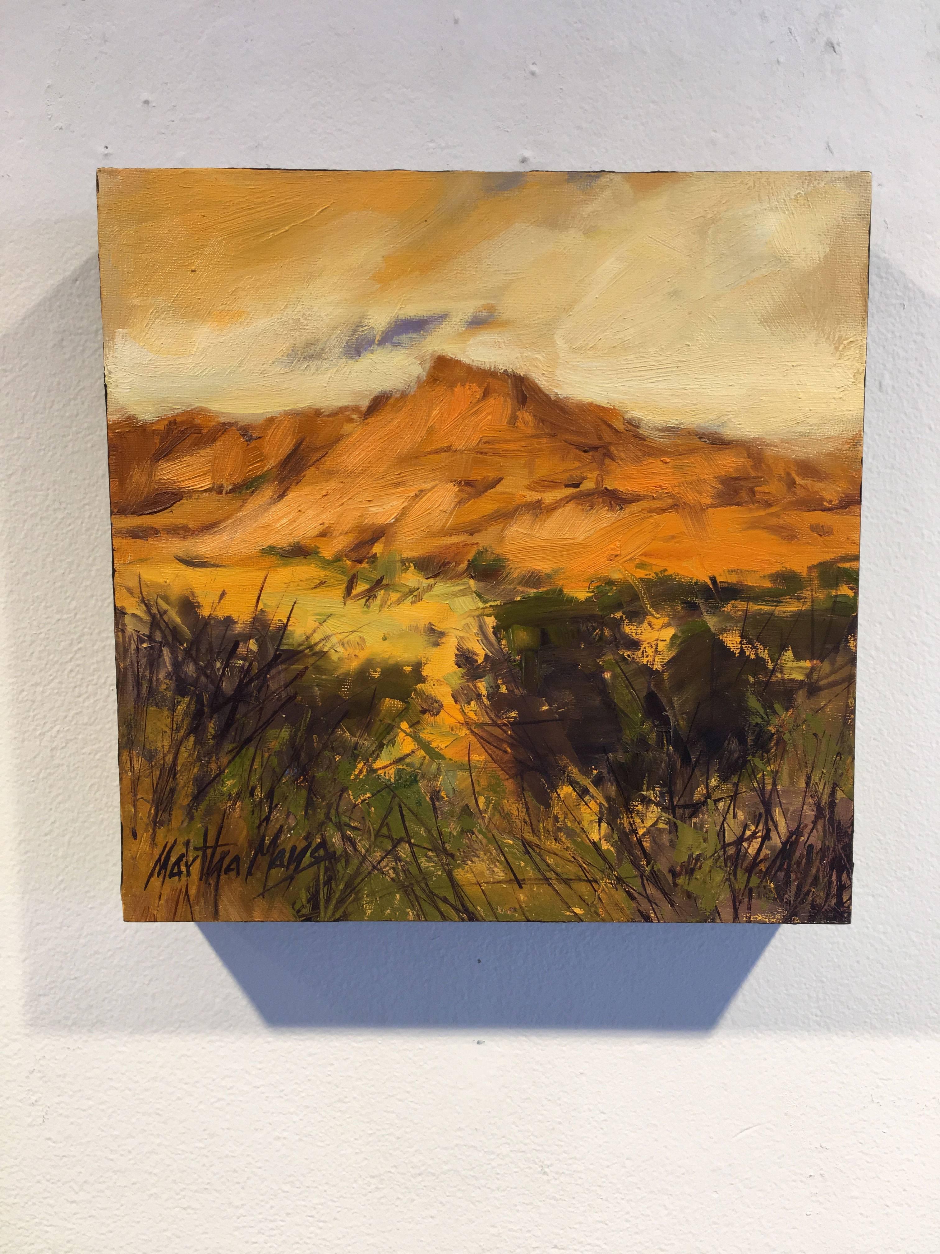 Ghost Ranch Mesa - Painting by Martha Mans