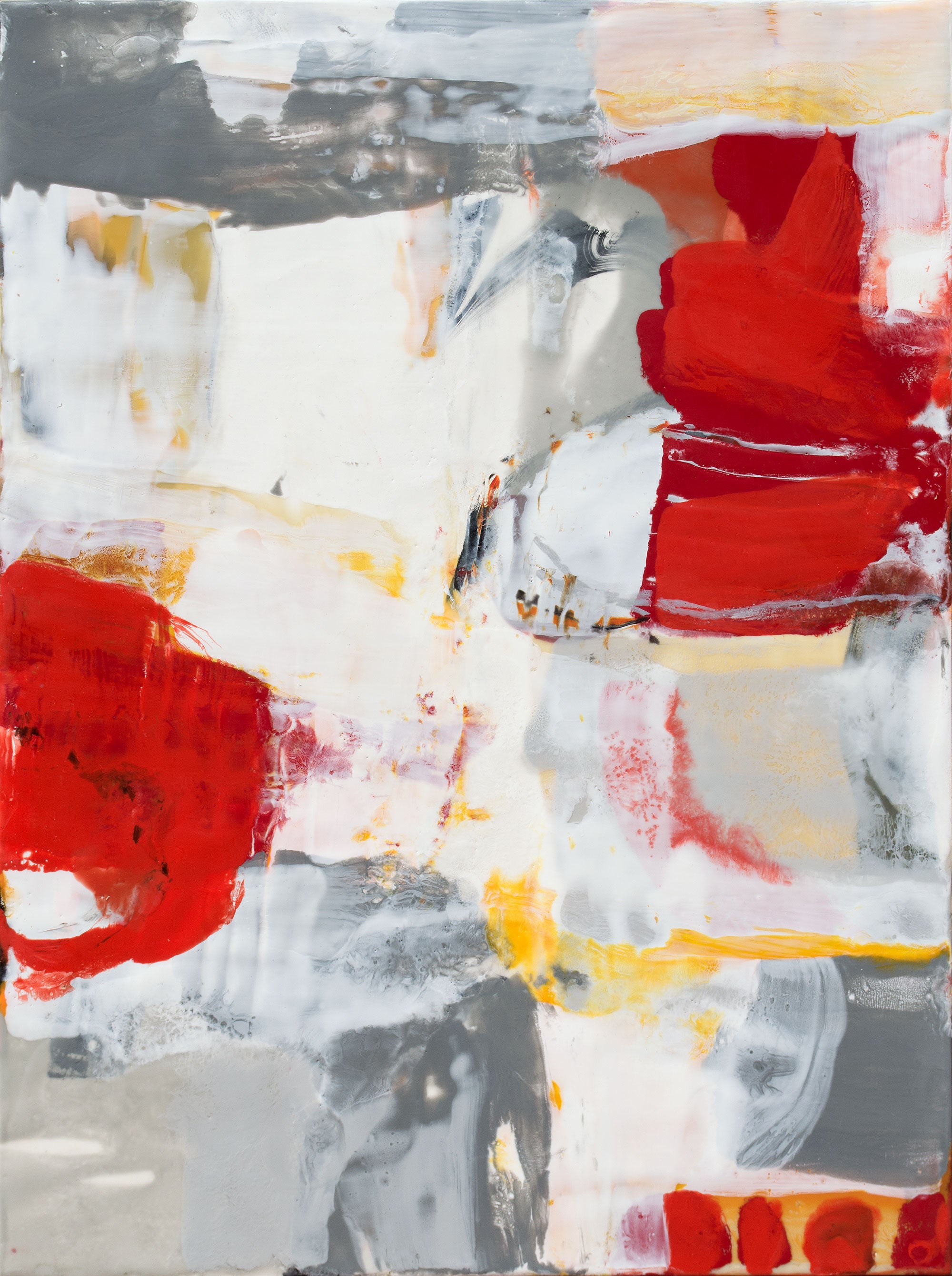 Abstract Painting Martha Rea Baker - Rythmes du désert I