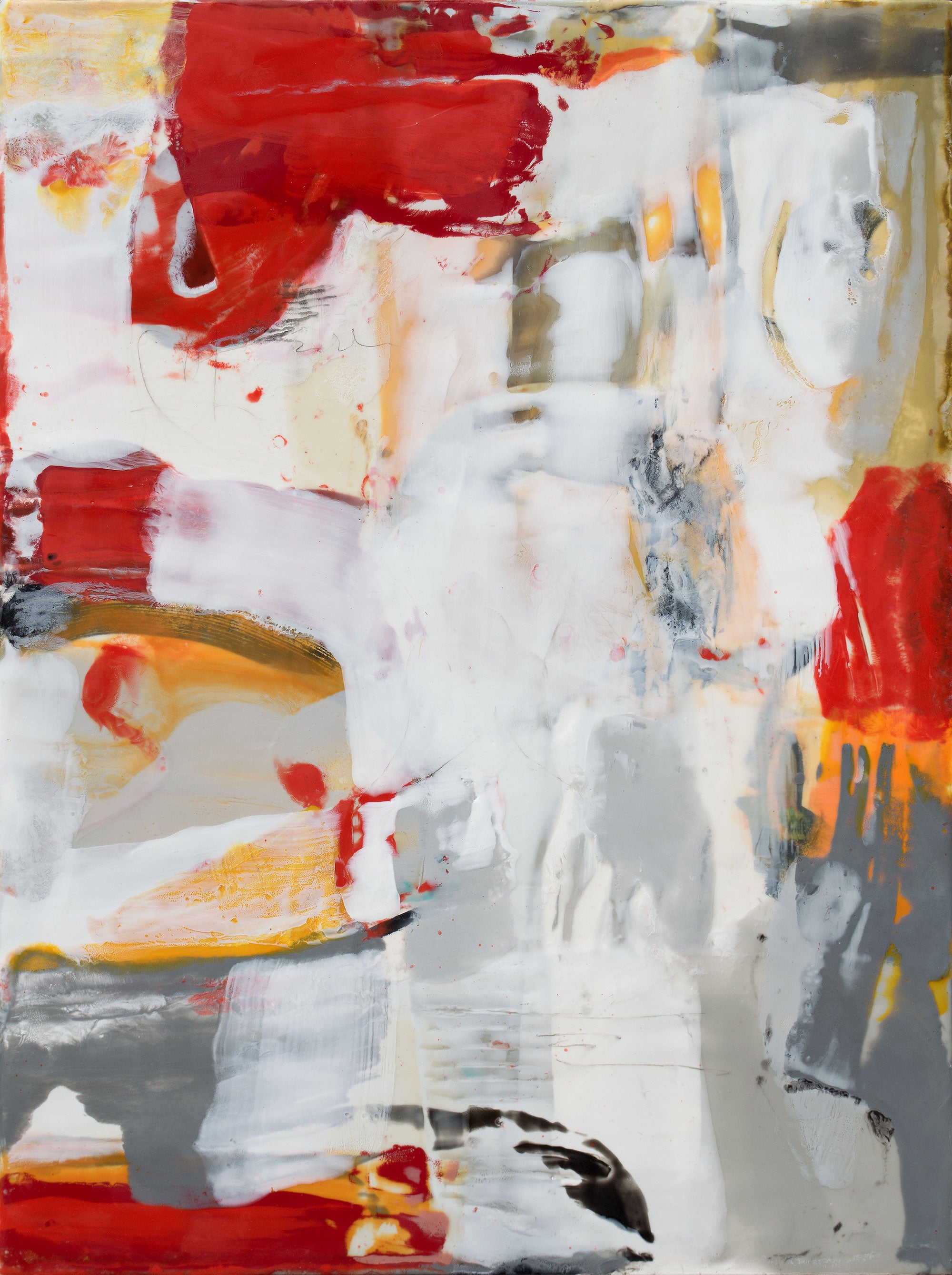 Abstract Painting Martha Rea Baker - Rythmes du désert II