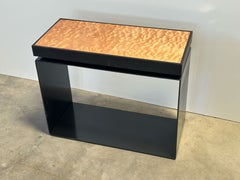 Banc en érable piqué