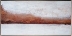 «Sombra del cielo»: acrílico contemporáneo sobre lienzo, enmarcado
