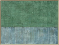 "Quiet Convergence" - Astratto - Encaustico su tavola, incorniciato