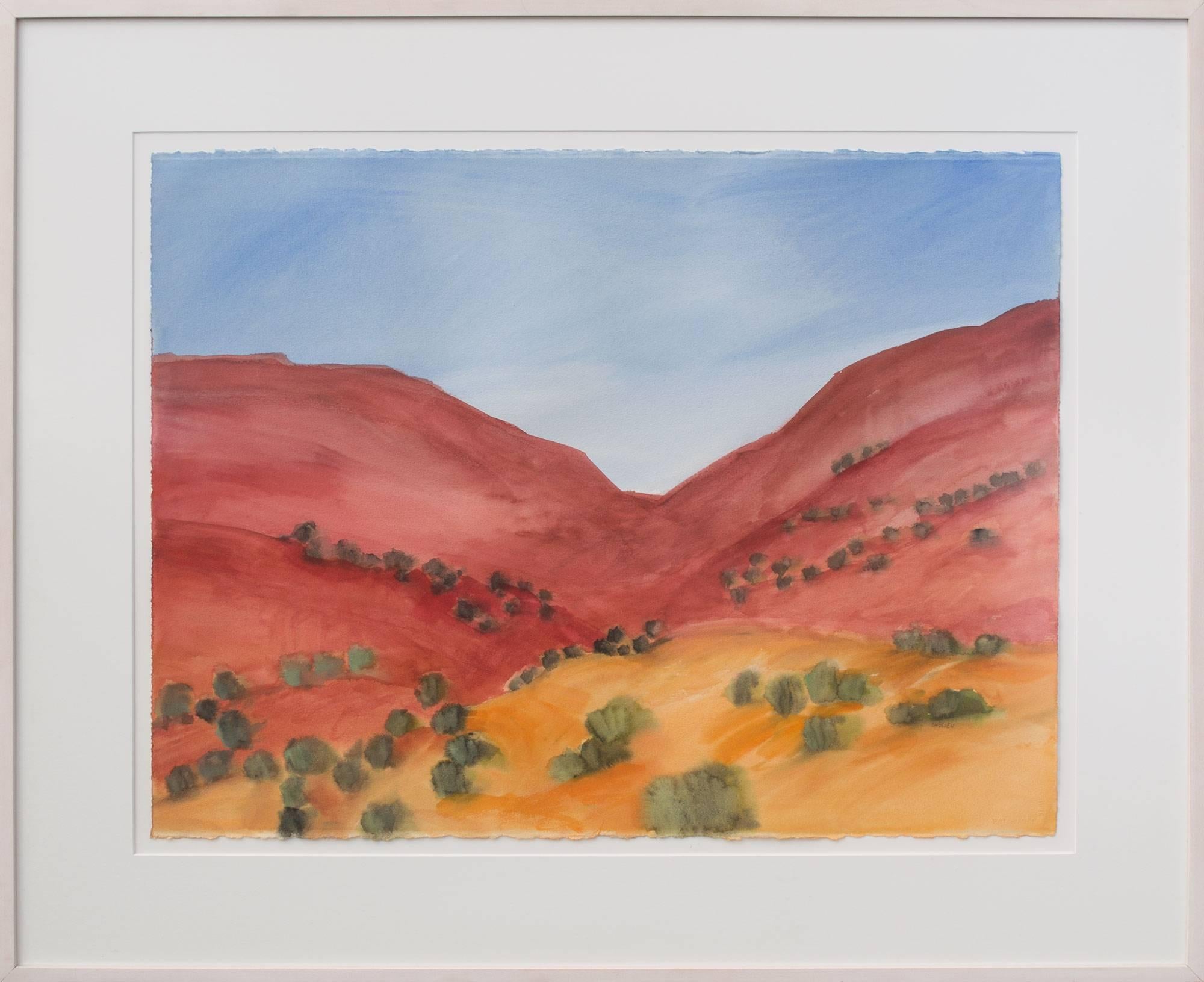 Elaine Holien Landscape Painting - Red Hills Near Abiquiu
