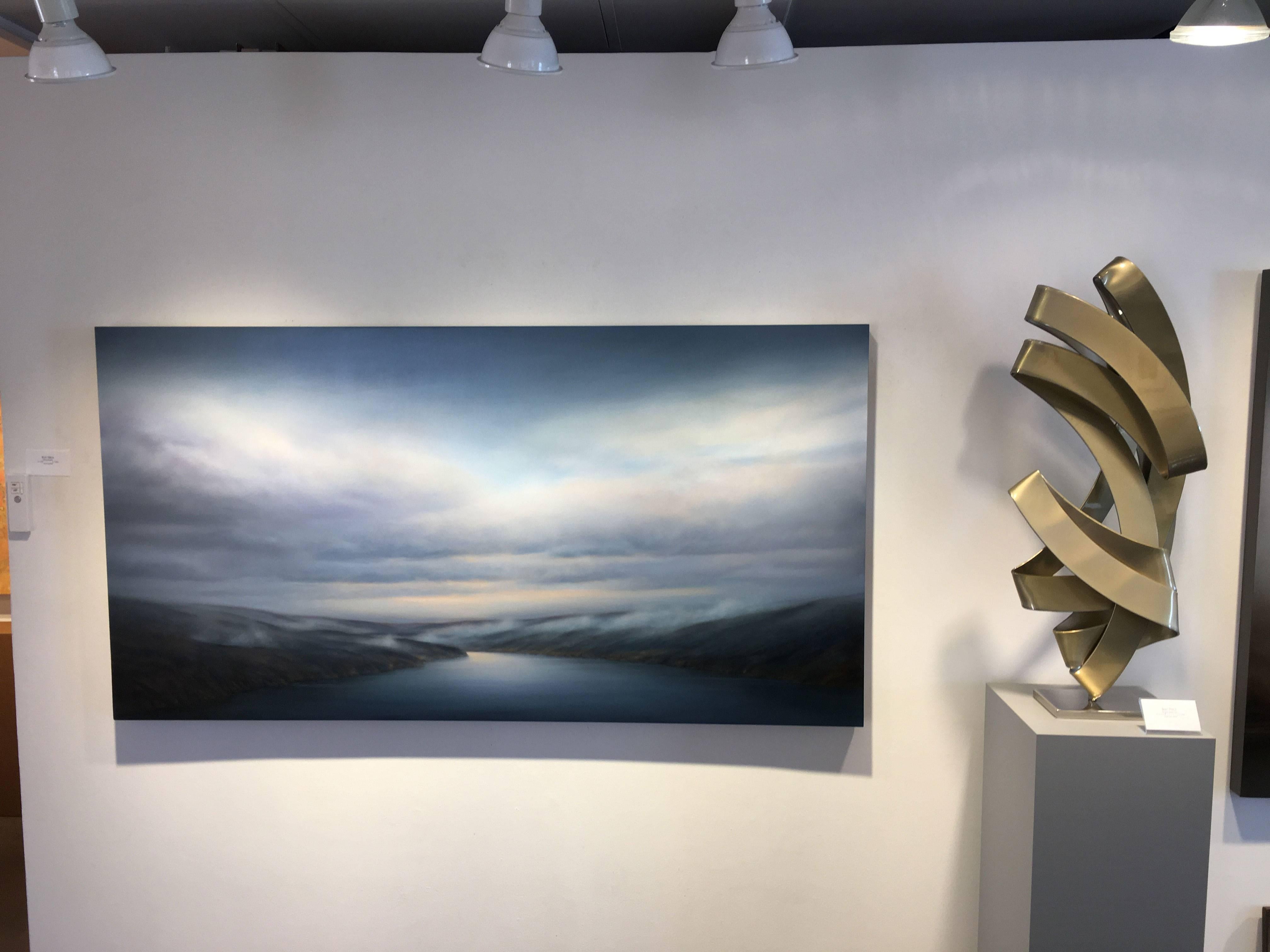 Montañas - Landscape Painting Gris de Kurt Meer