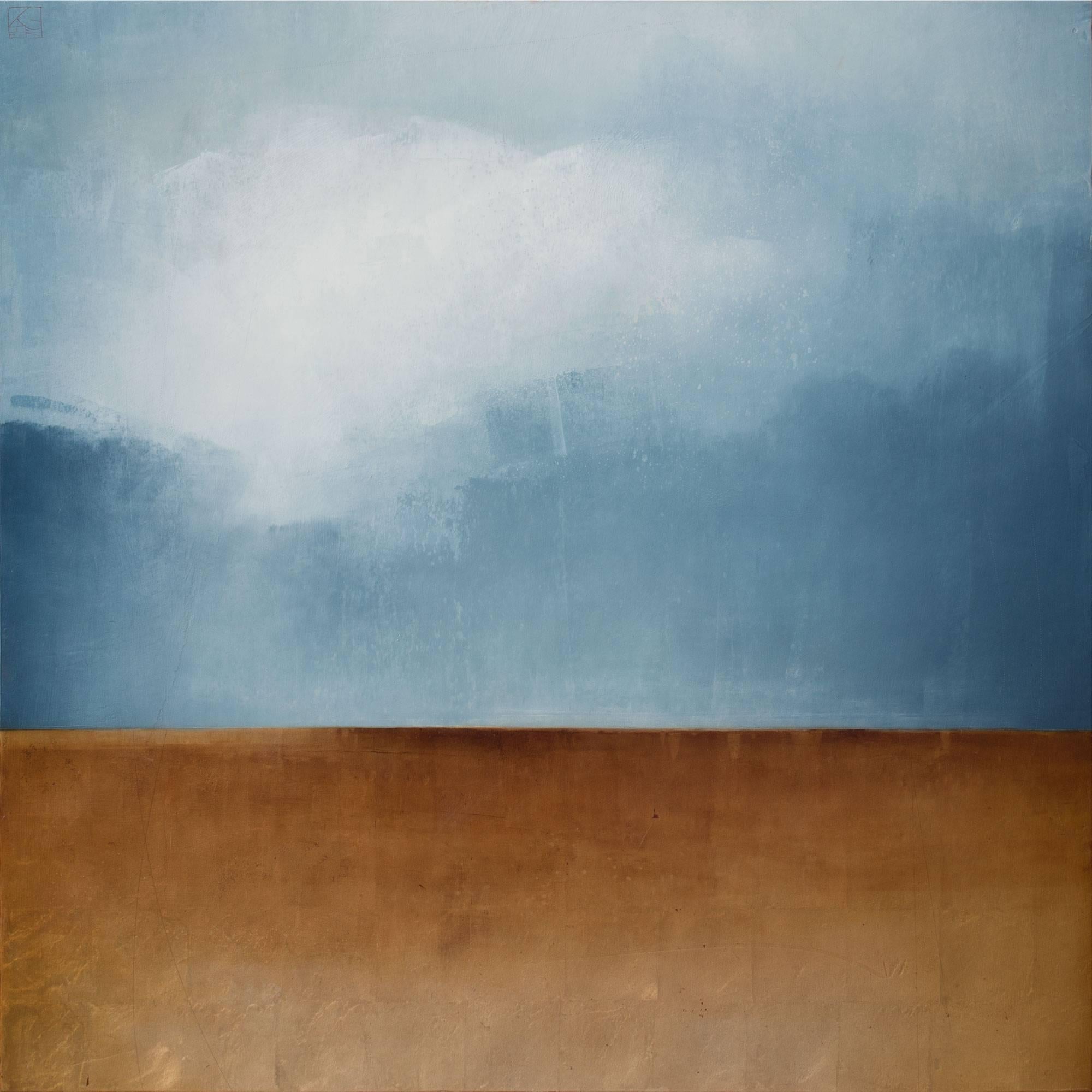 Pauline Ziegen Landscape Painting - Dark Clouds at Dusk