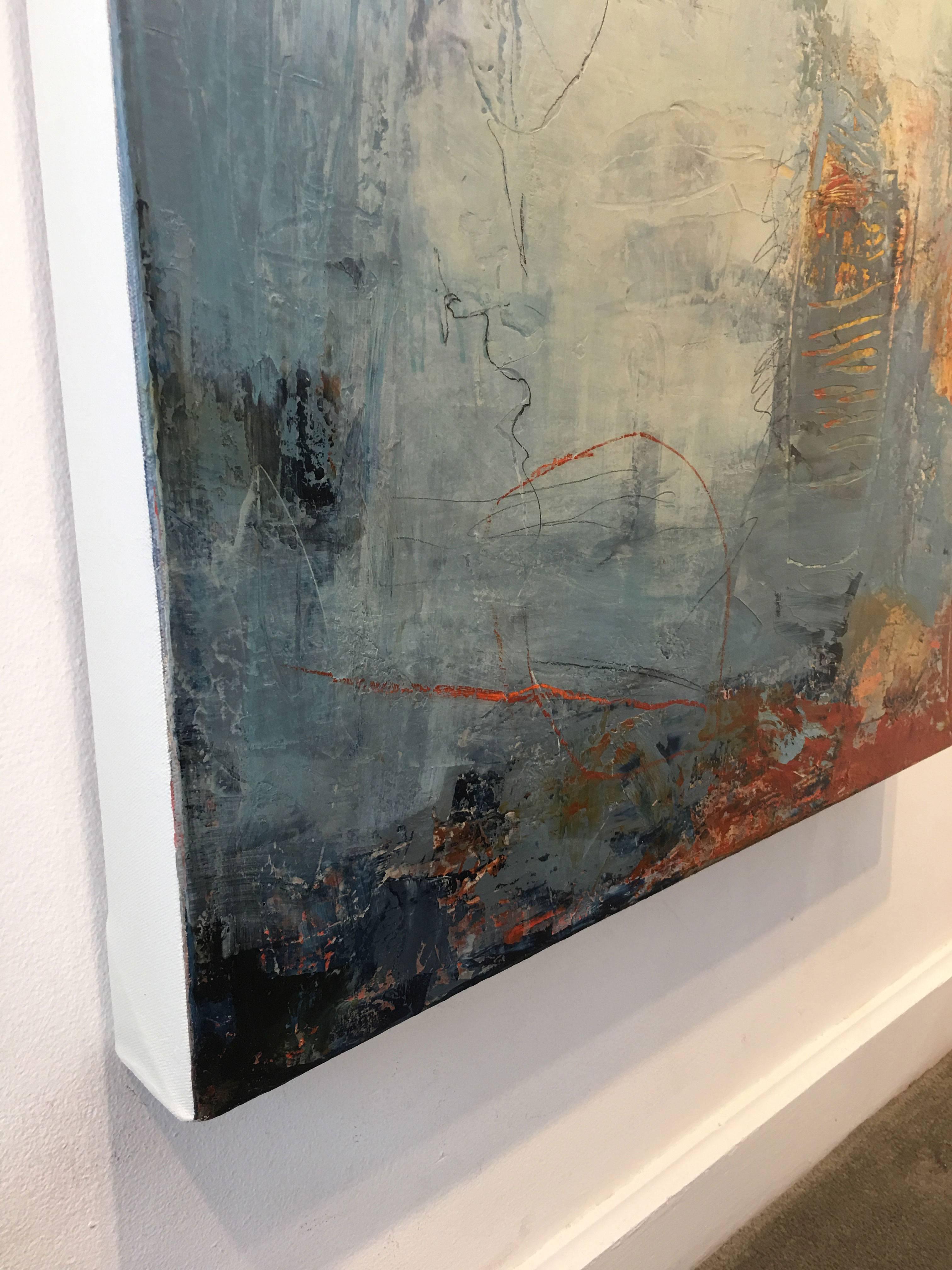 Cliffhanger VIII - Abstract Painting by Martha Rea Baker