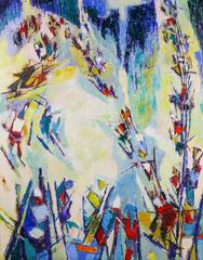 Vintage Untitled Skiers