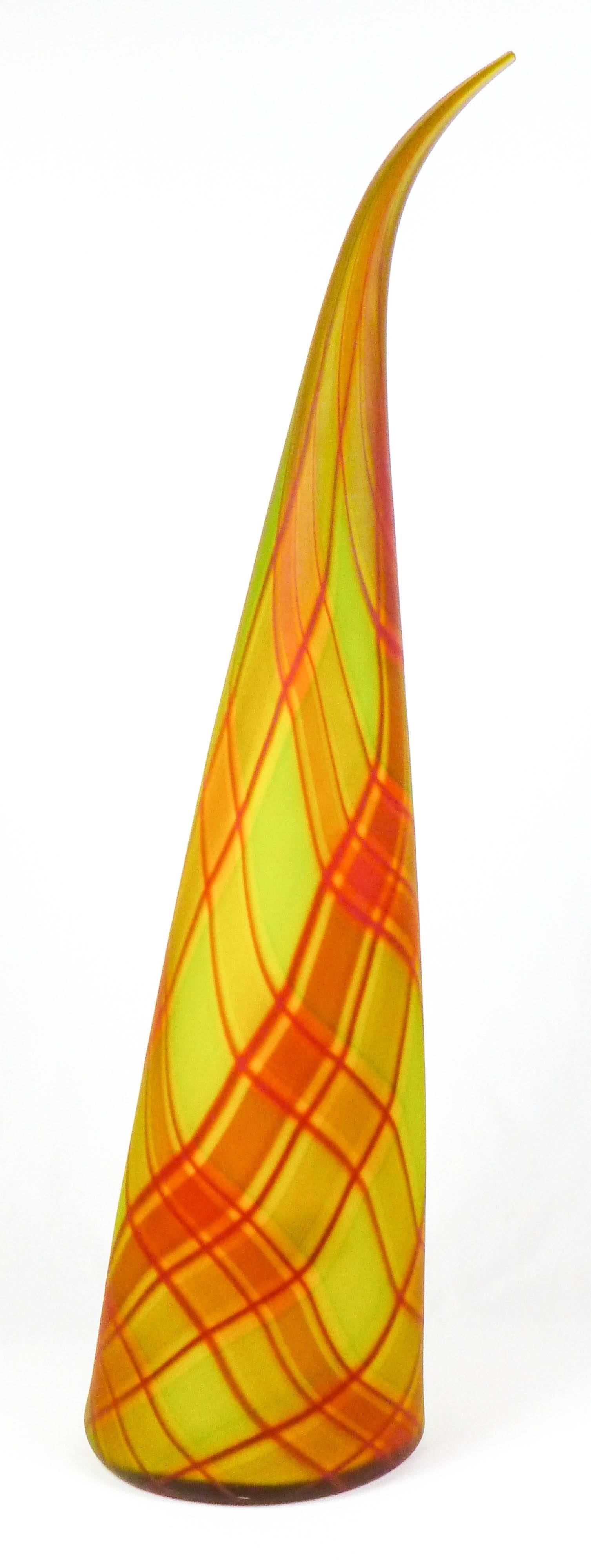 Nancy Callan Abstract Sculpture - Lime Rickey Winkle