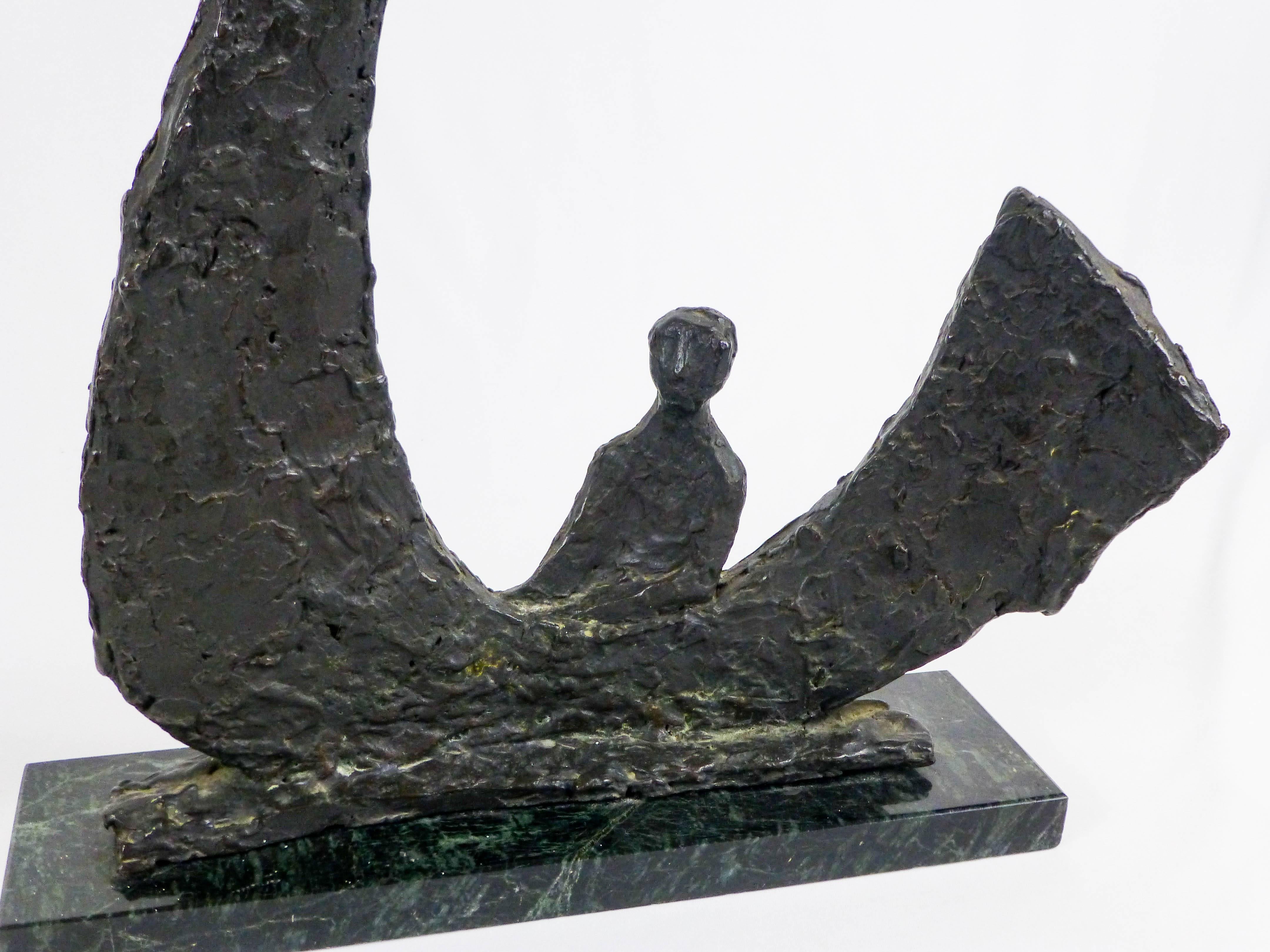 The Search - Sculpture by Clement Renzi