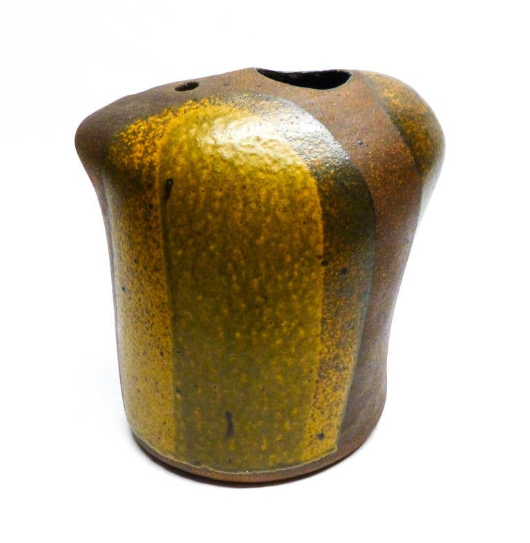 Betty Feves Abstract Sculpture - Torso Weed Vase